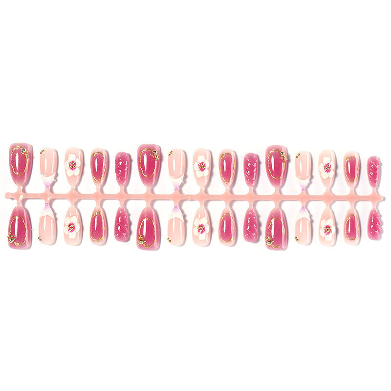 Artistic Floral Press-On Nail Collection Stornfield