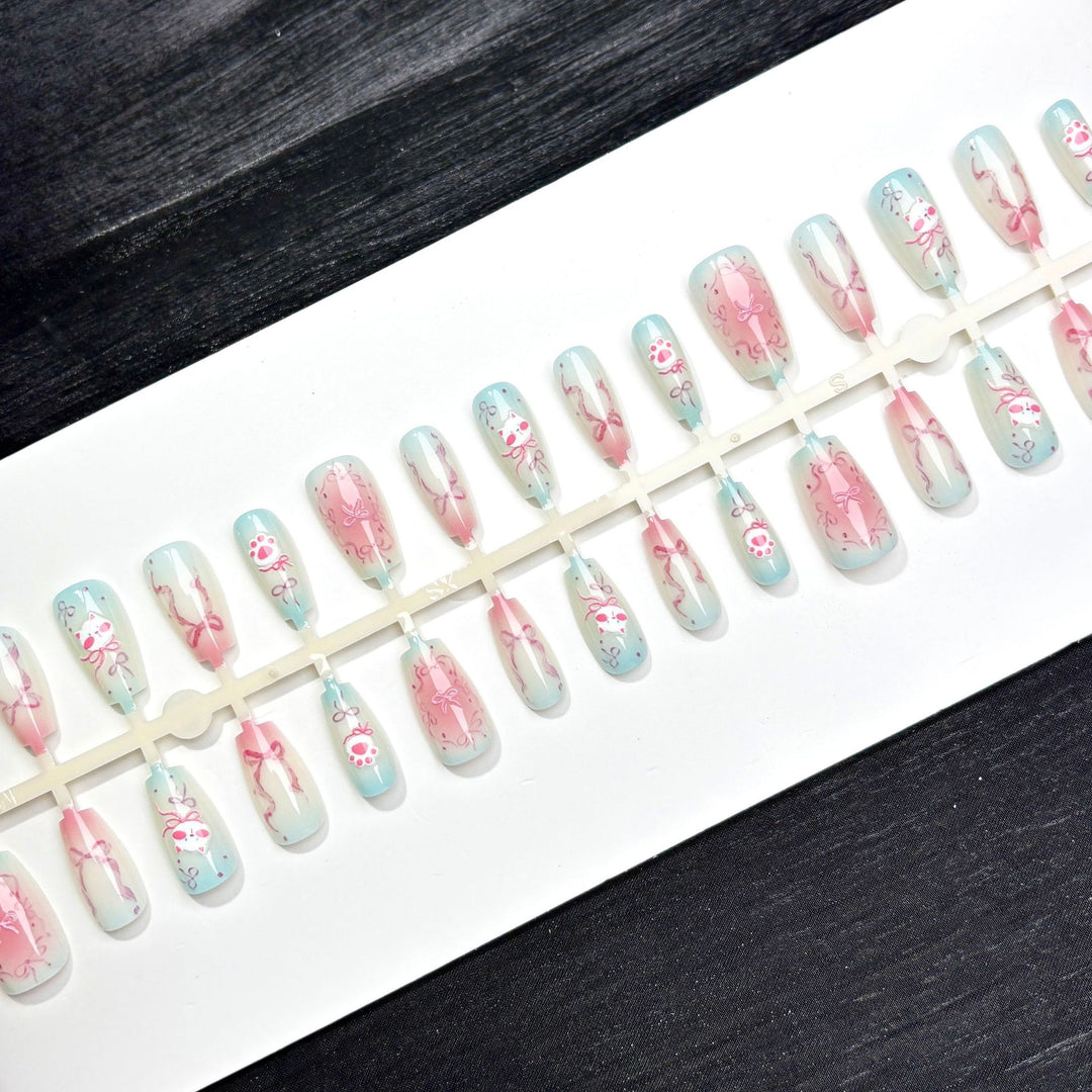 Elegant Ombre Art Press-On Nails