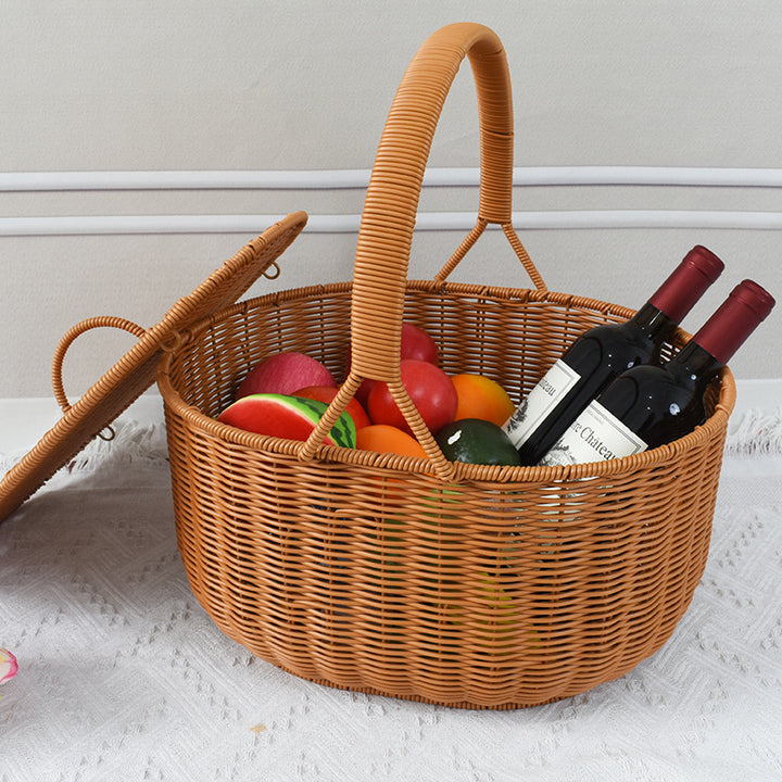 Artisan Woven Picnic Basket Stornfield