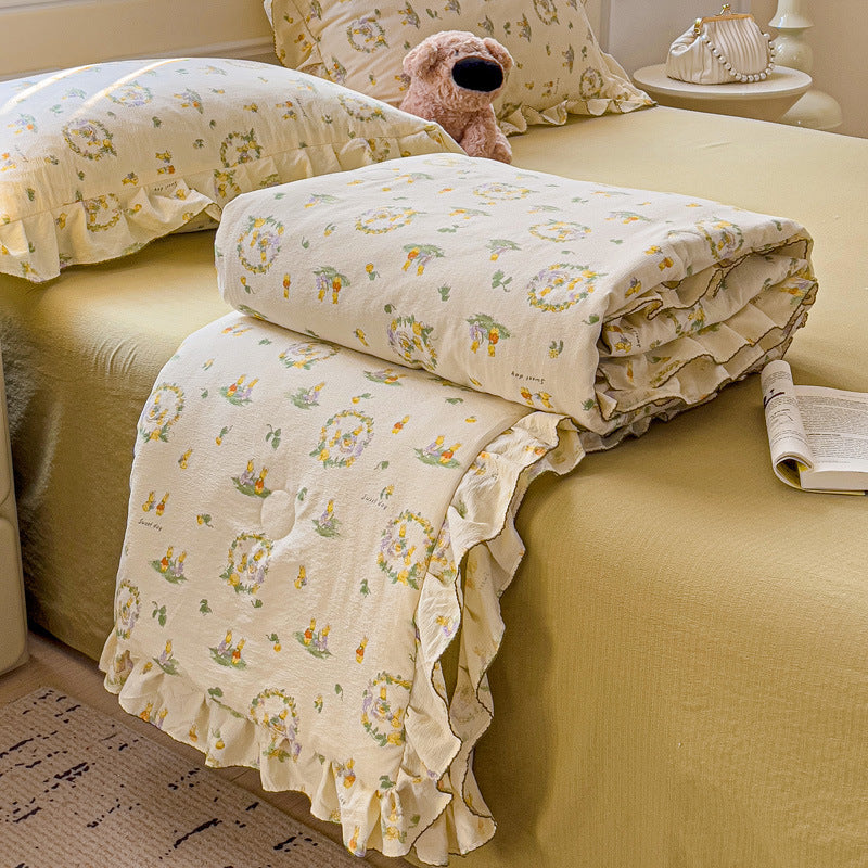 Playful Patterned Throw Blanket