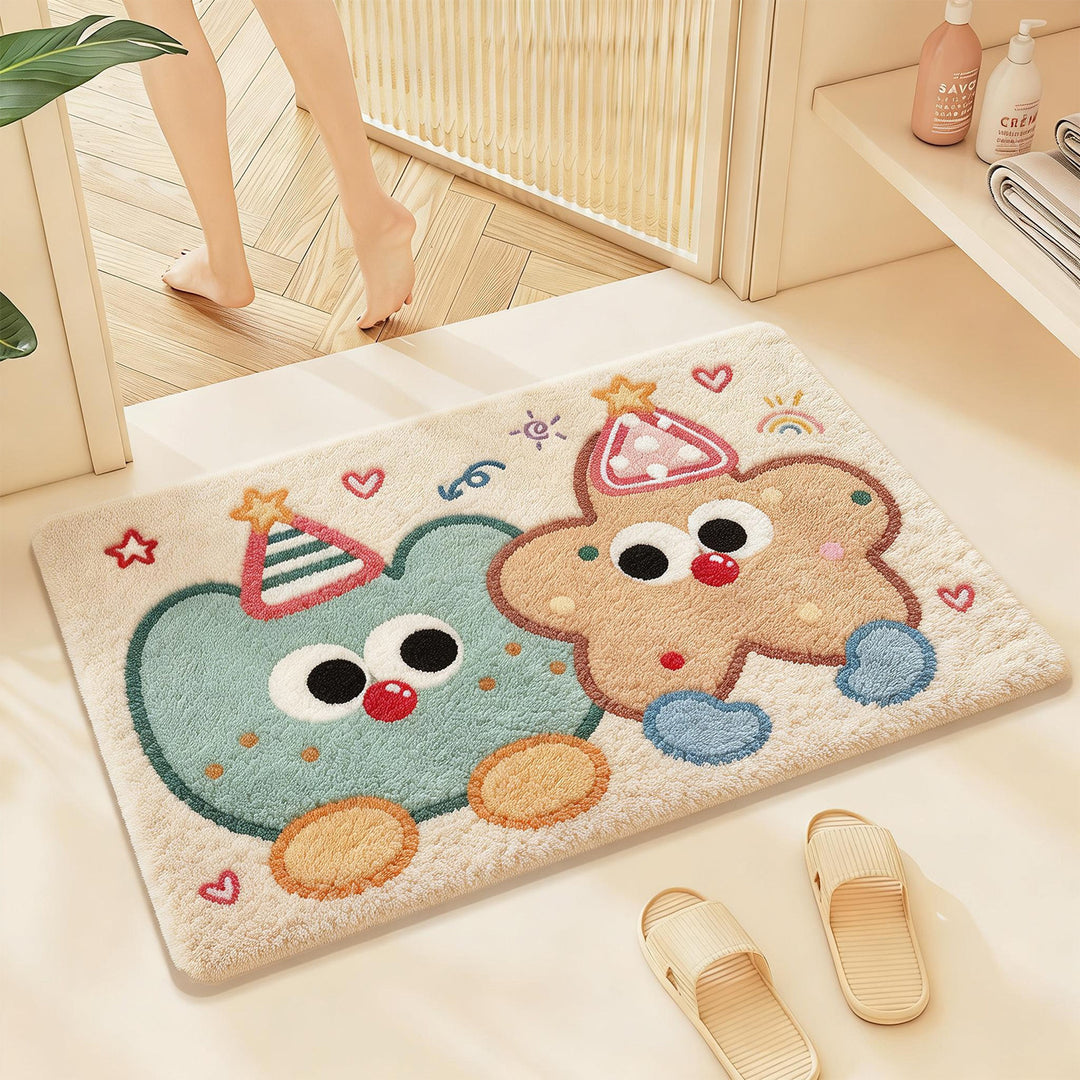 Animal-Themed Plush Bath Mat