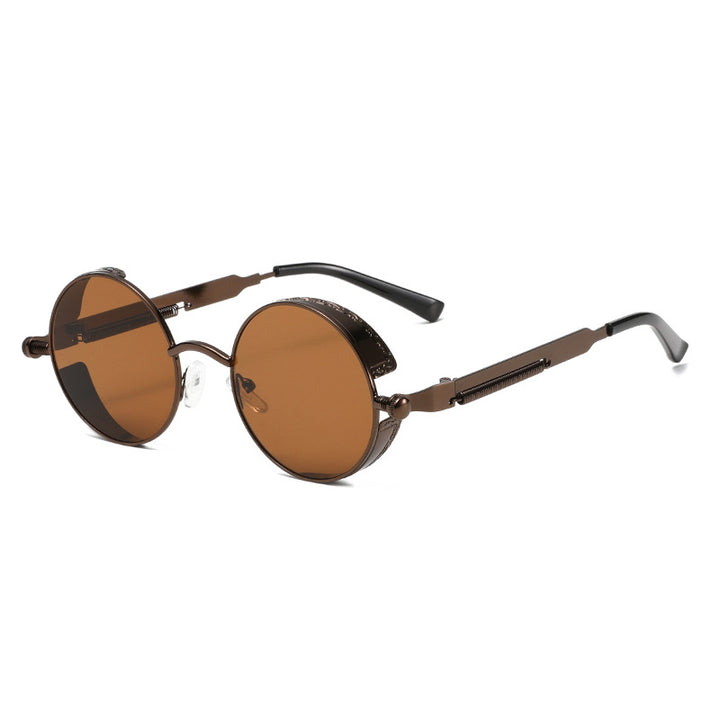 Ladies Round Sunglasses with High-Quality Metal Frame Stornfield