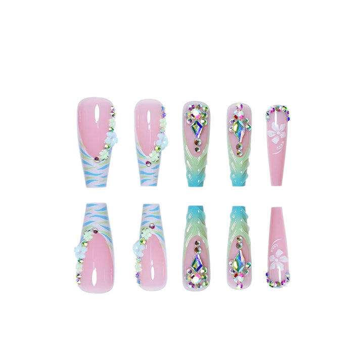 Premium Decorative Press-On Nail Art Stornfield