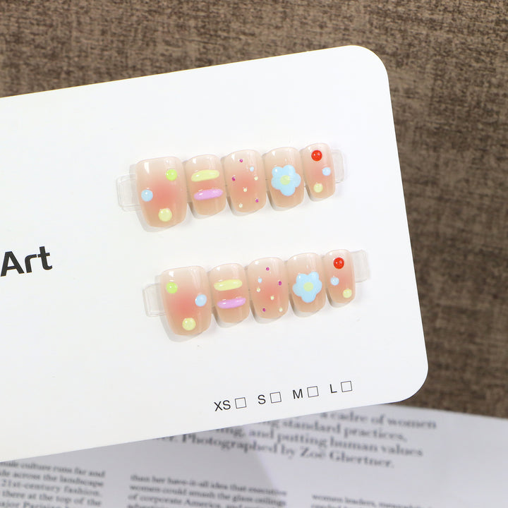 Fun-Themed Press-On Nail Set Stornfield