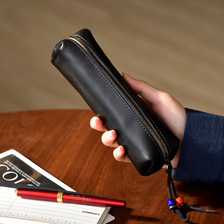 Premium Leather Pencil Case