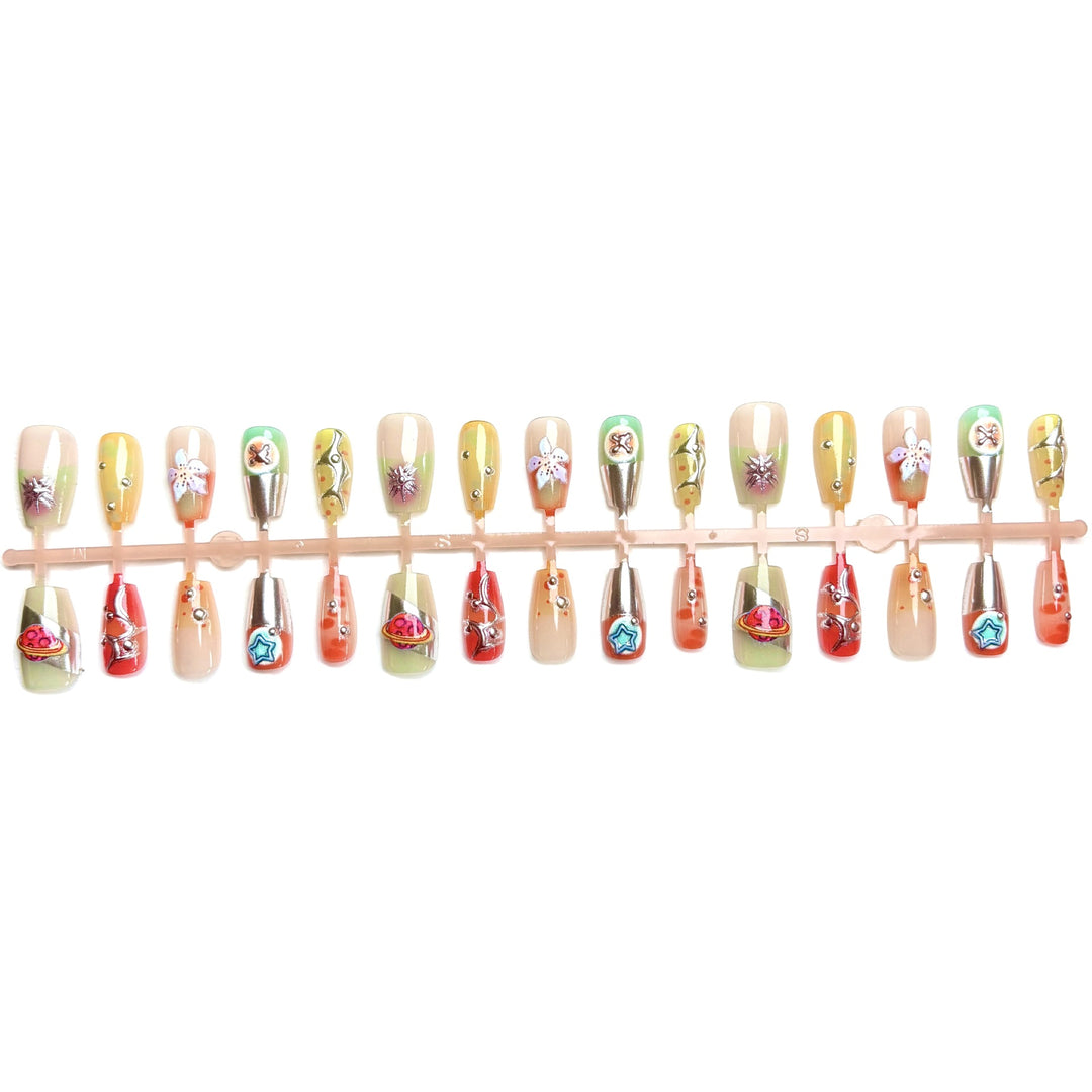 Premium Decorative Press-On Nail Set 1790745880