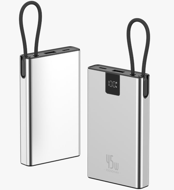Portable high-performance power bank with smart charging display and USB-C connection Stornfield
