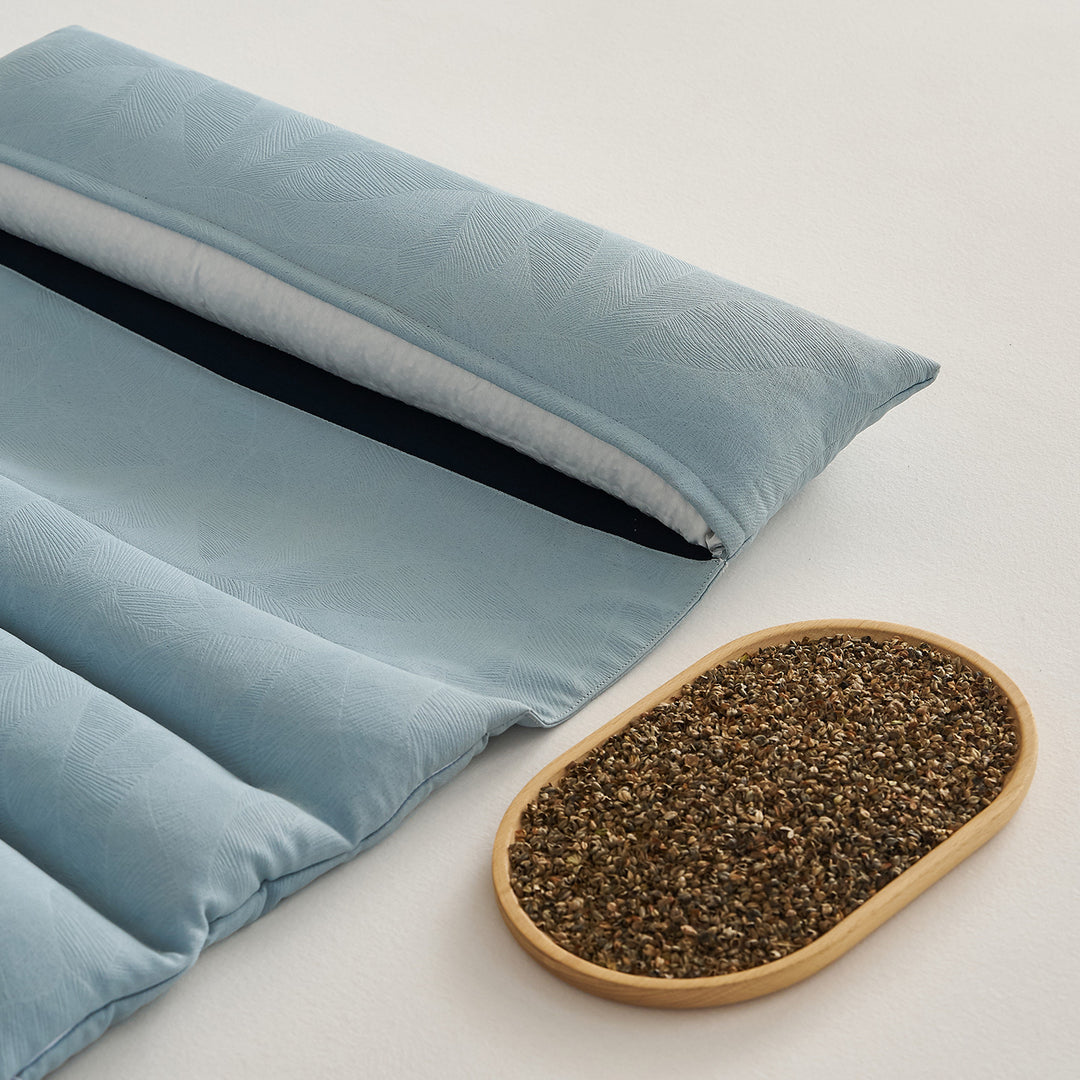 Neck support pillow with natural herbal filling Stornfield