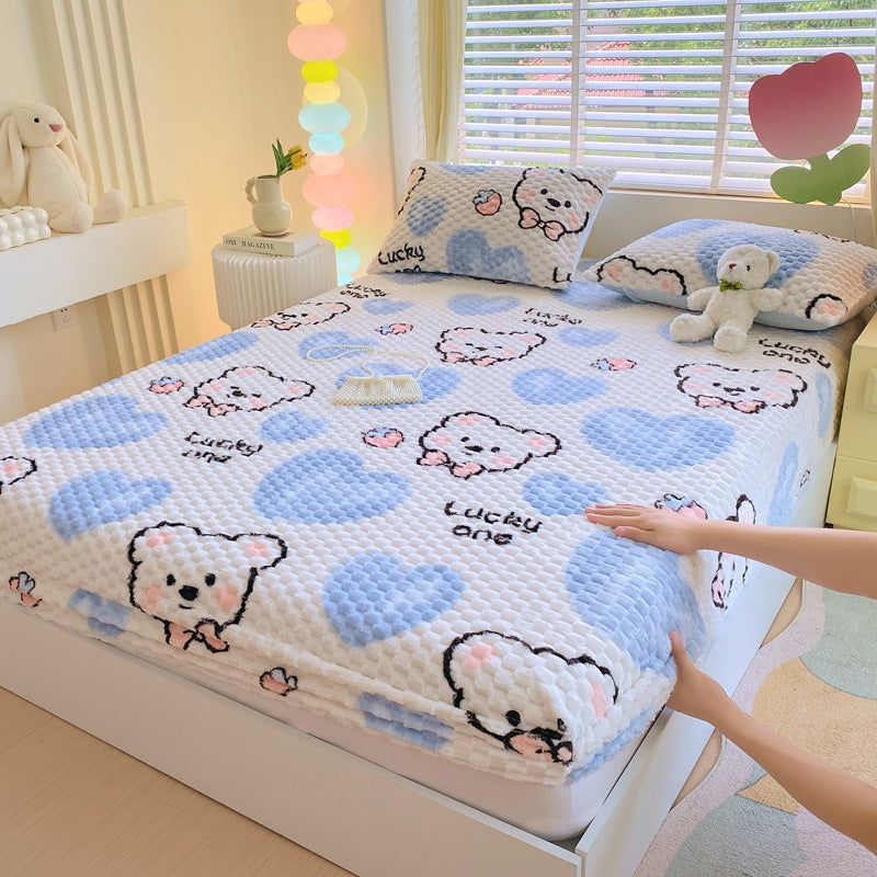 Floral Patterned Bed Cover
