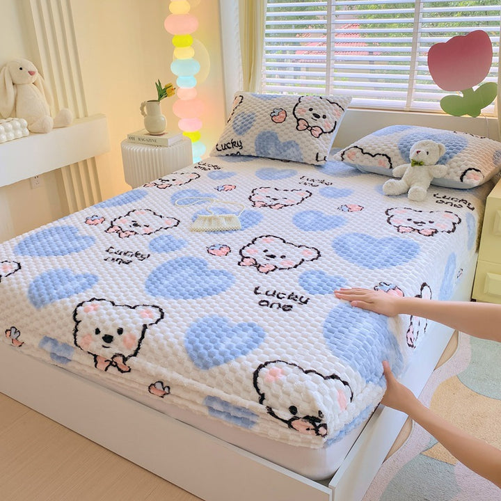 Floral Patterned Bed Cover
