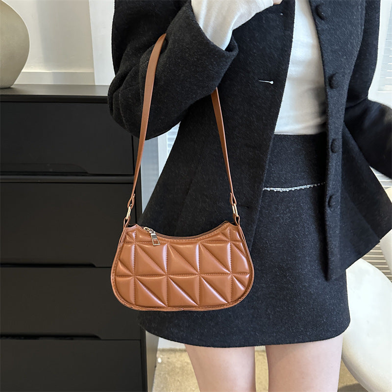 Puff Quilted Shoulder Handbag