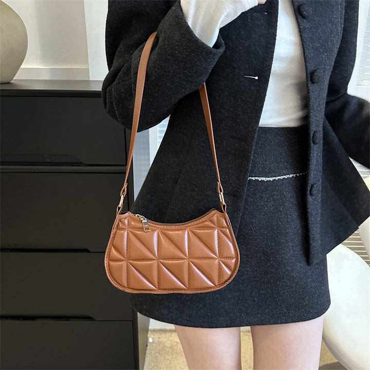 Puff Quilted Shoulder Handbag