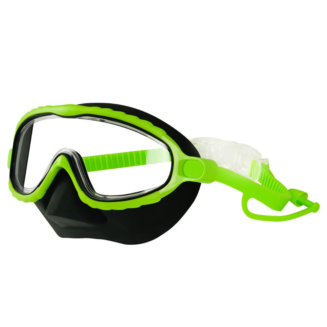 Swimming mask with adjustable comfort and clear field of vision Stornfield