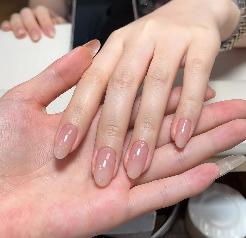 Gel Almond-Shaped Press-On Nails Set Stornfield