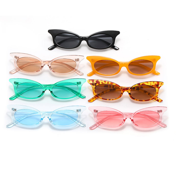 Women Cat-Eye Sunglasses with Transparent Frame and UV Protection Stornfield
