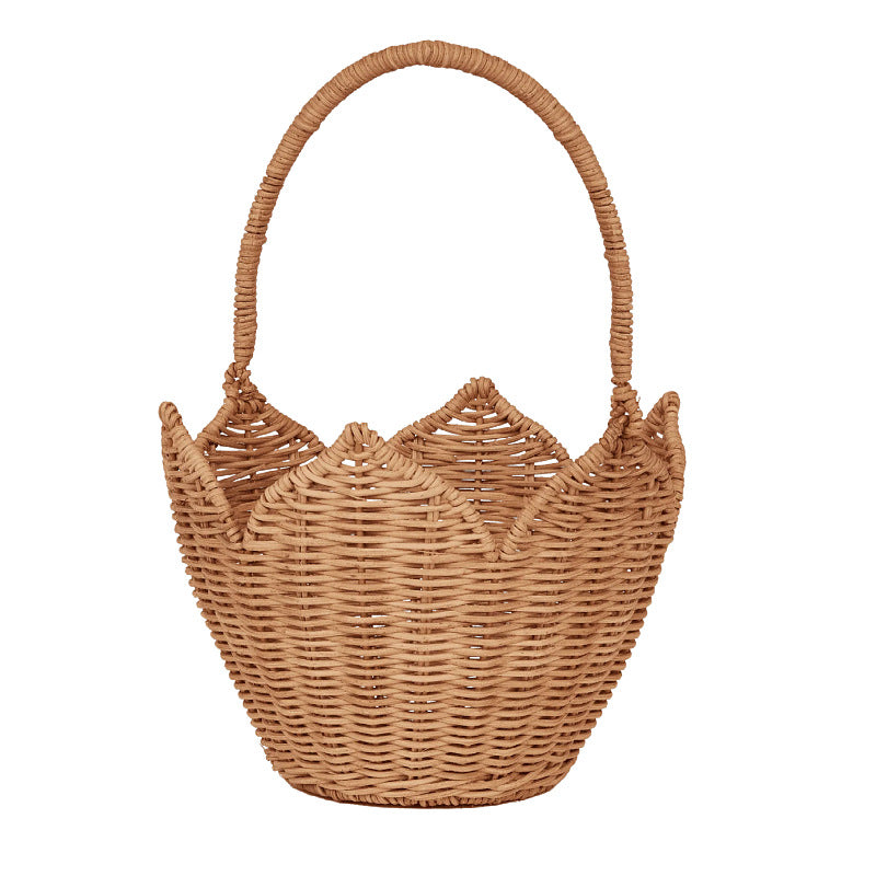 Decorative Woven Handled Basket Stornfield