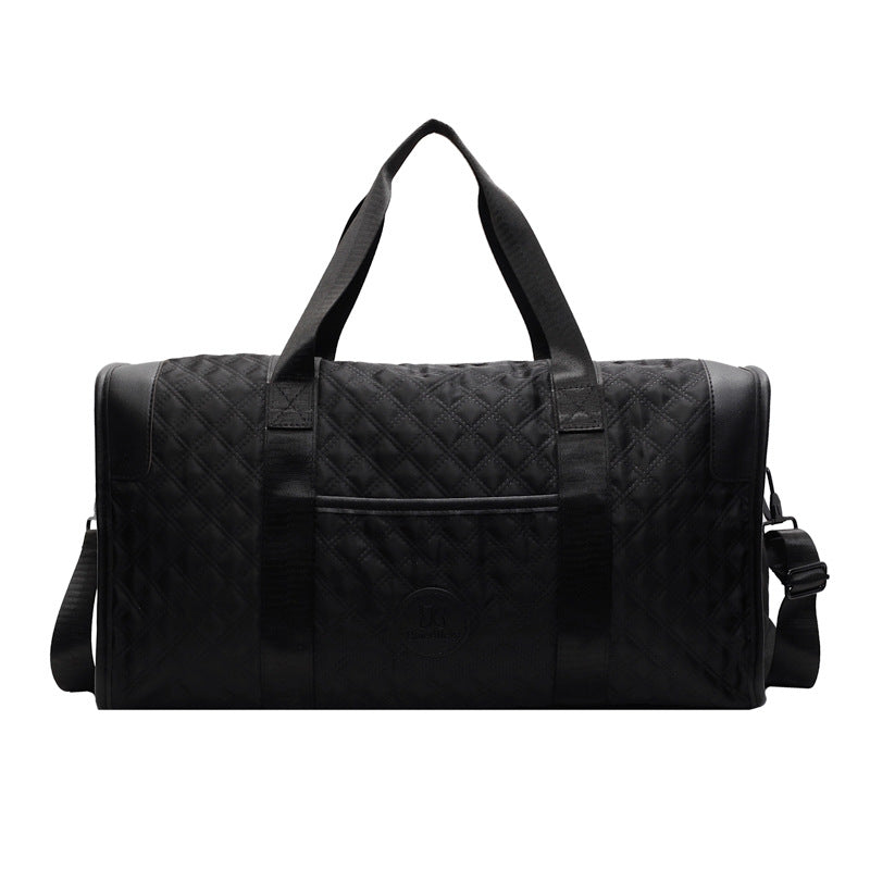 Quilted Multi-Pocket Travel Duffel