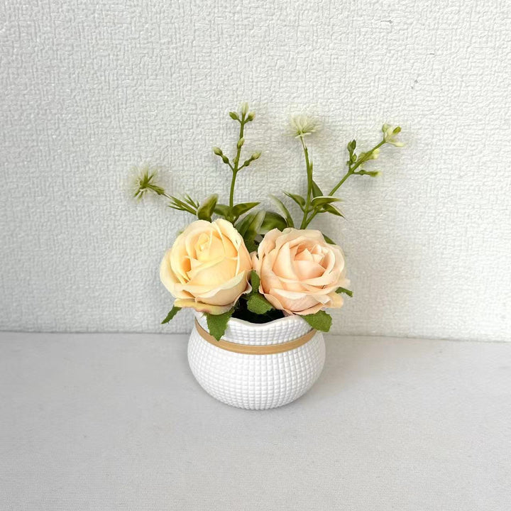 Faux Floral Table Centerpiece