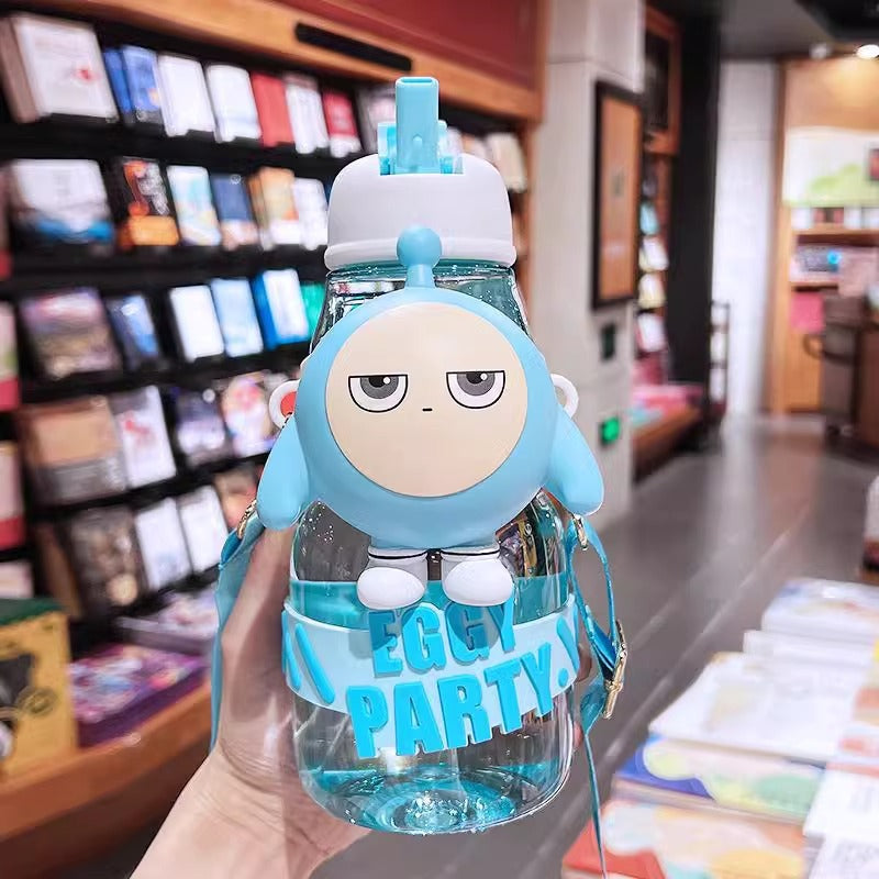 Women’s water bottle with interactive design and stylish character element Stornfield