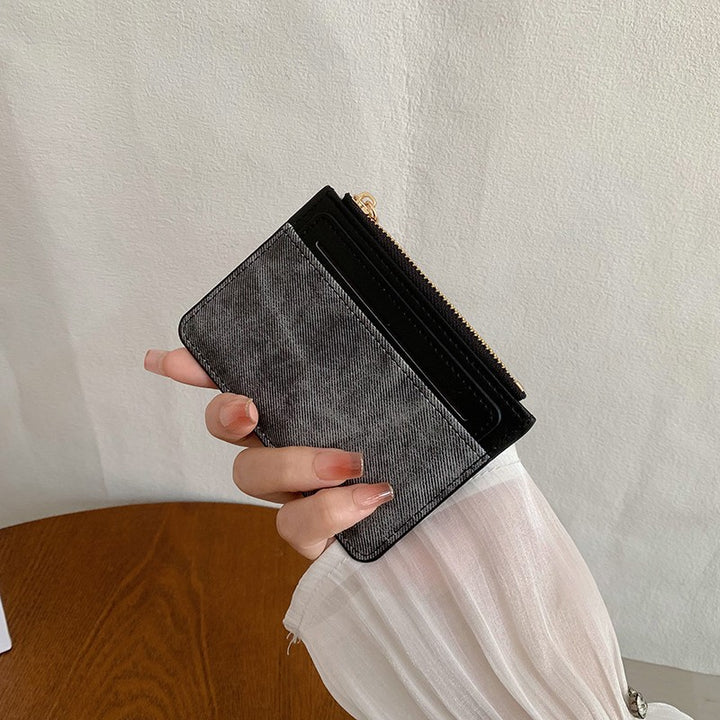 Multi-Pocket Zippered Cardholder Wallet