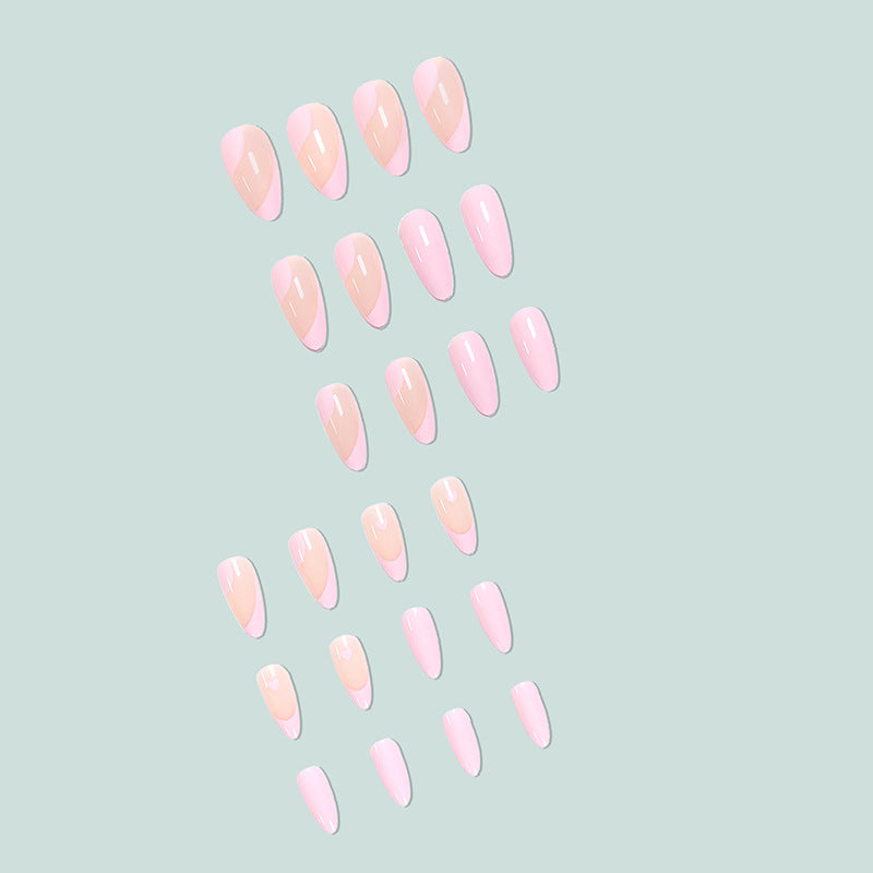 Artful Stiletto artificial nails with heart design Stornfield