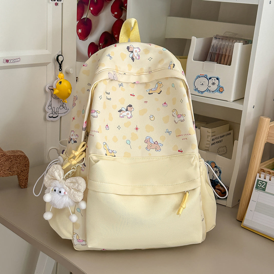 Cute Character Print Backpack Stornfield 1791205506