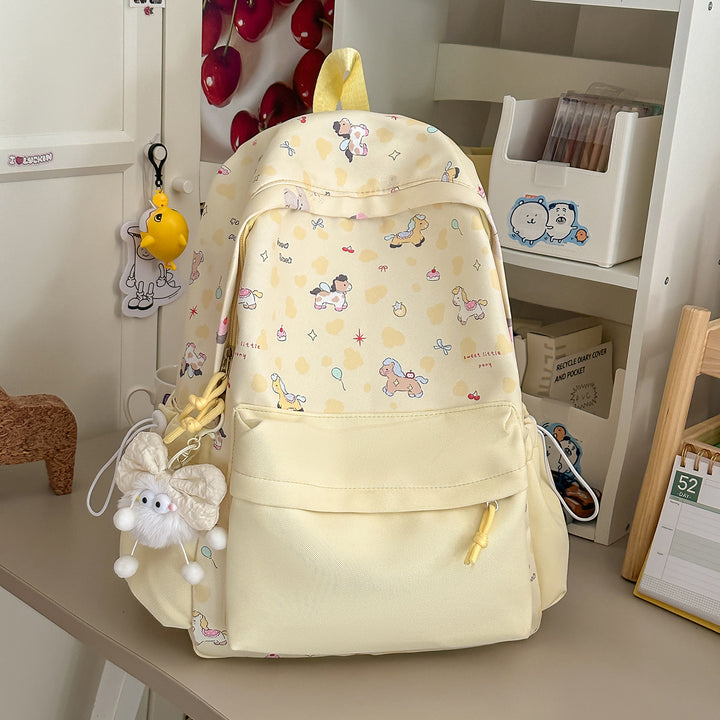 Cute Character Print Backpack Stornfield 1791205506
