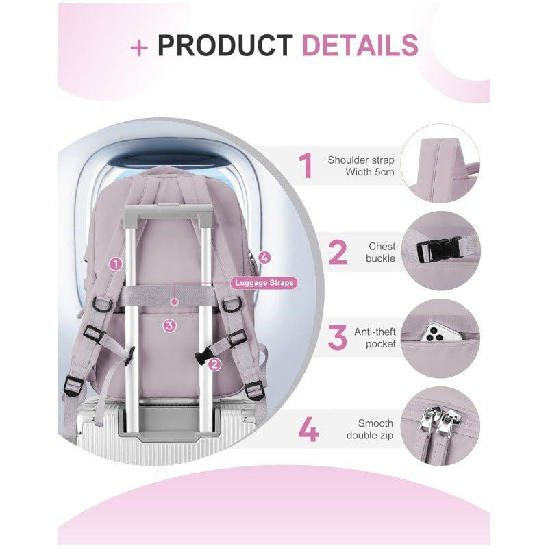 Multifunctional Laptop Backpack with USB Port and Versatile Compartments Stornfield