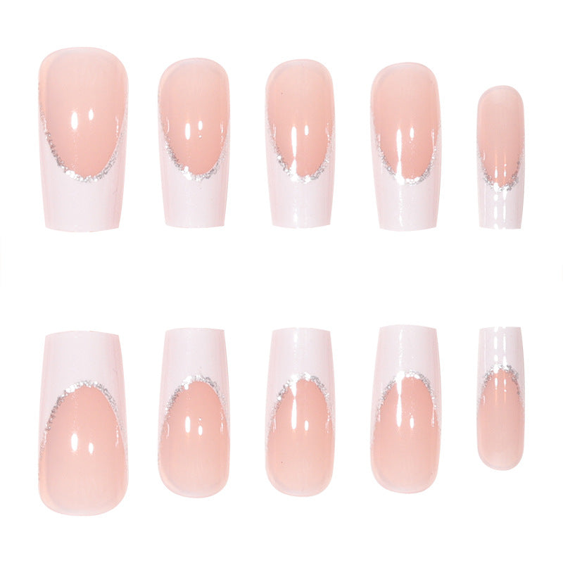 Elegant High-Gloss Press-On Nails Stornfield