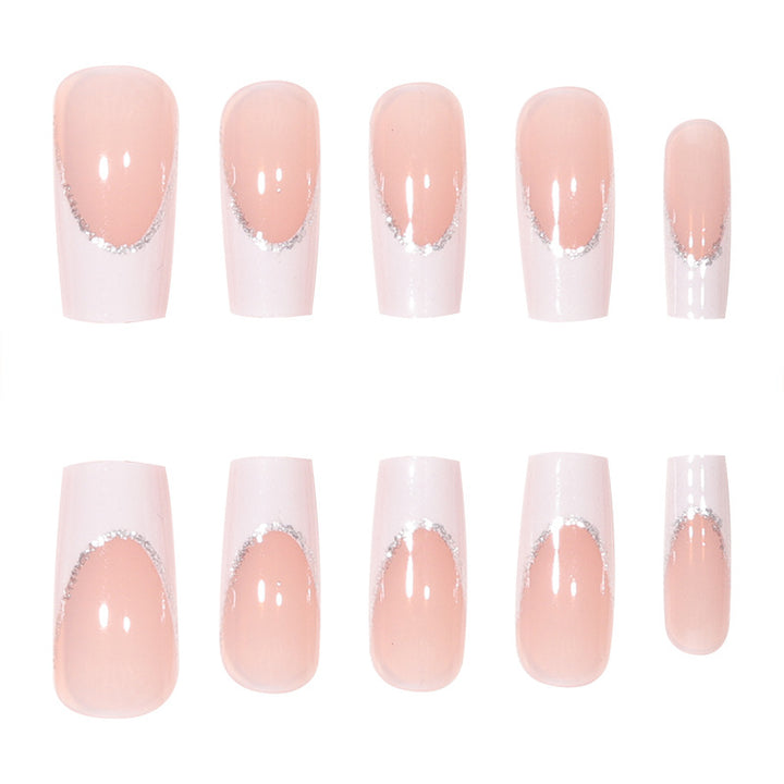 Elegant High-Gloss Press-On Nails Stornfield