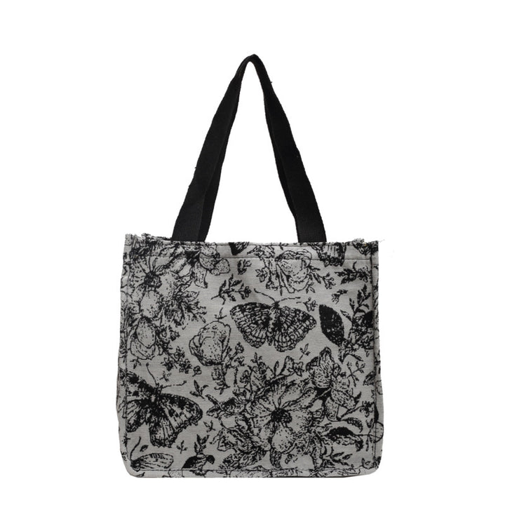 Floral Decorative Tote Bag