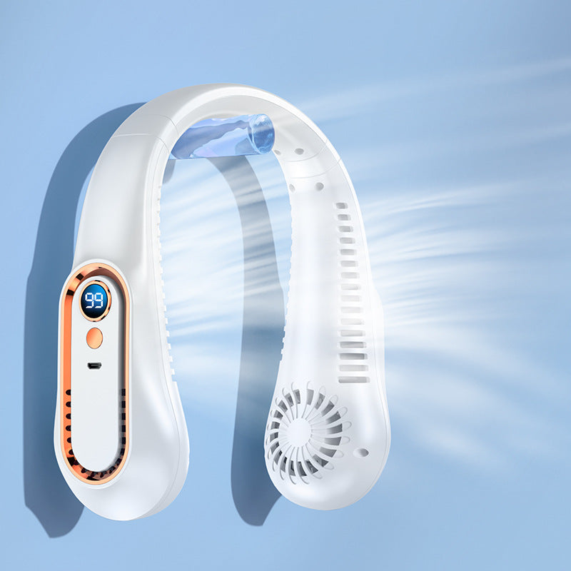 Unisex Portable Neck Fan with Digital Display Stornfield
