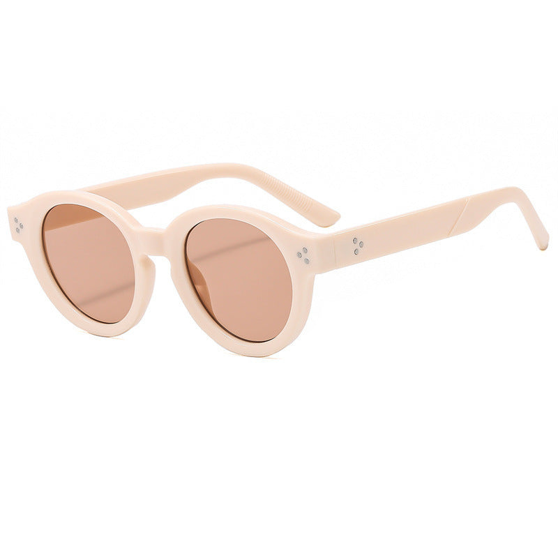 Ladies' fashionable sunglasses with clear and structured frame Stornfield