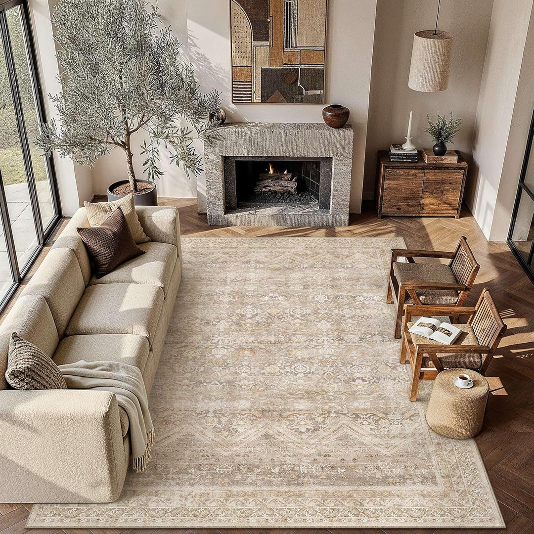 Elegant Textured Area Rug