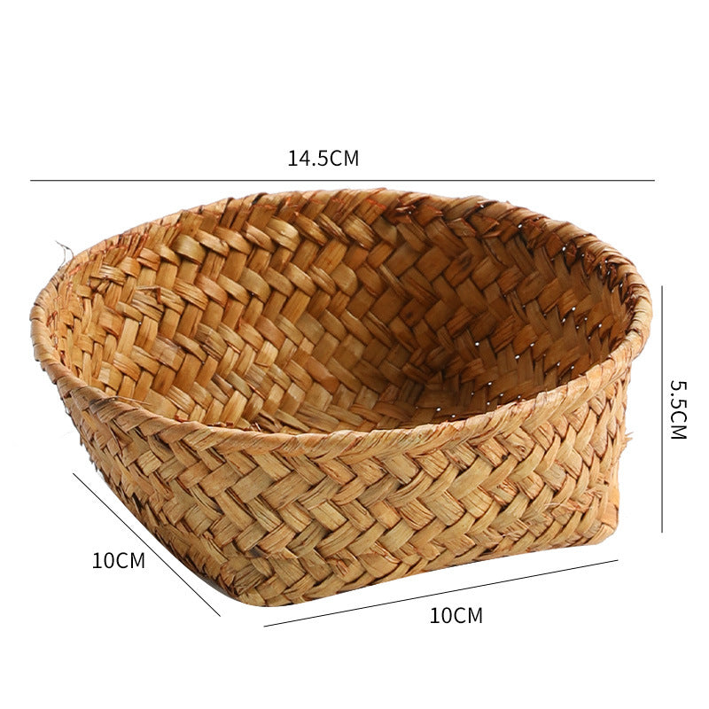 Handmade Natural Fiber Storage Basket Stornfield