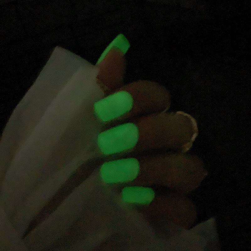 Neon Glossy Nail Extensions
