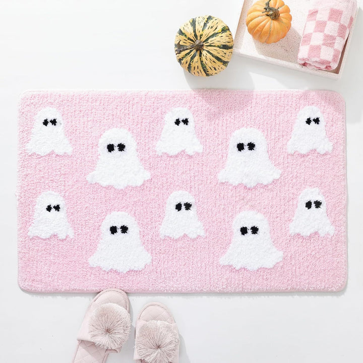 Halloween-Themed Ghost Bath Mat Stornfield