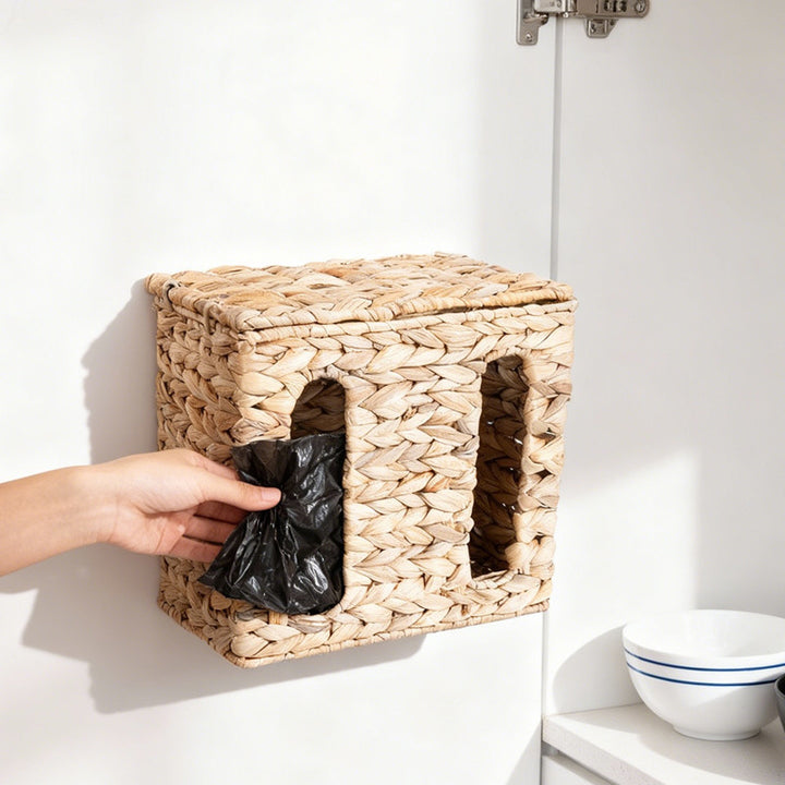 Wall-Mounted Wicker Storage Basket Stornfield