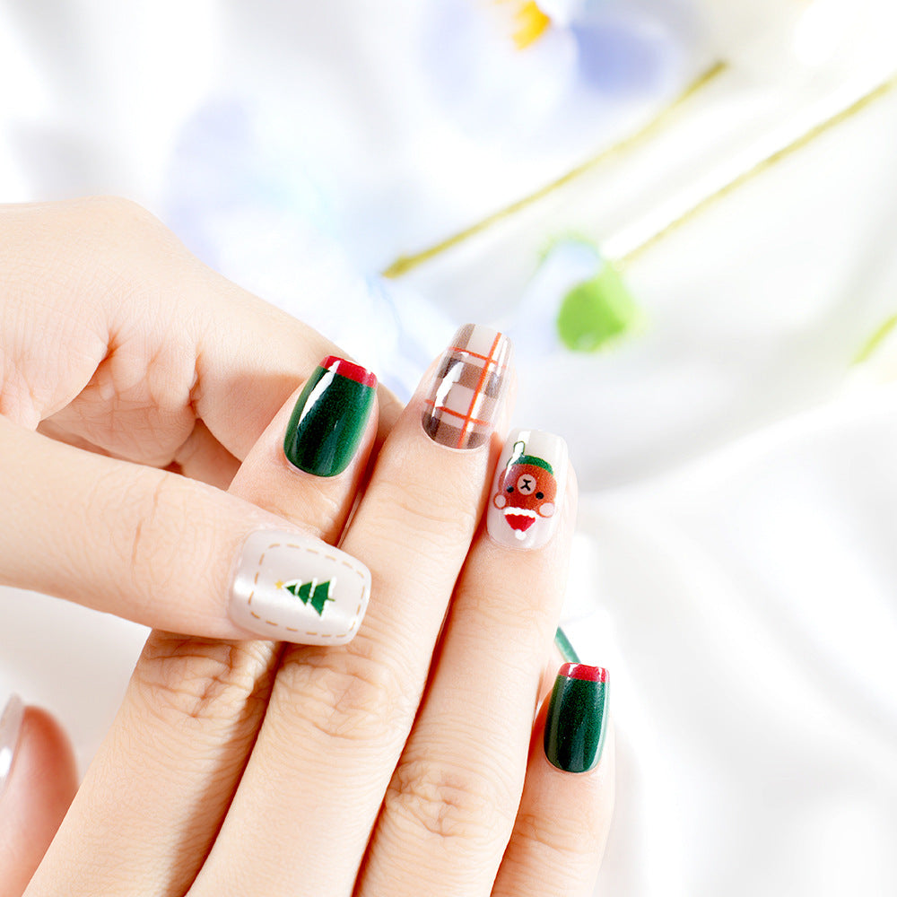 Festive Themed Press-On Nail Set Stornfield