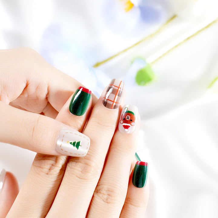Festive Themed Press-On Nail Set Stornfield