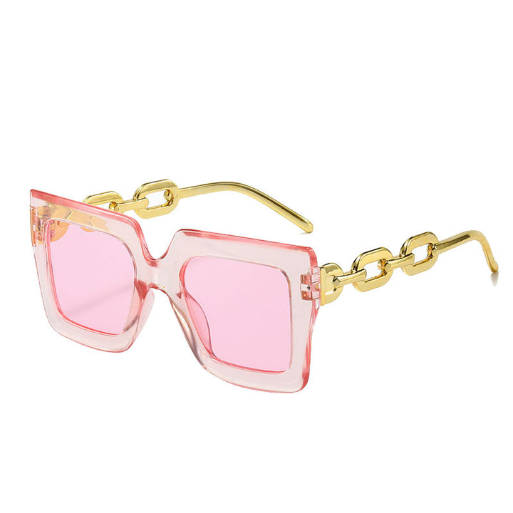 Women's sunglasses with eye-catching chain frame Stornfield