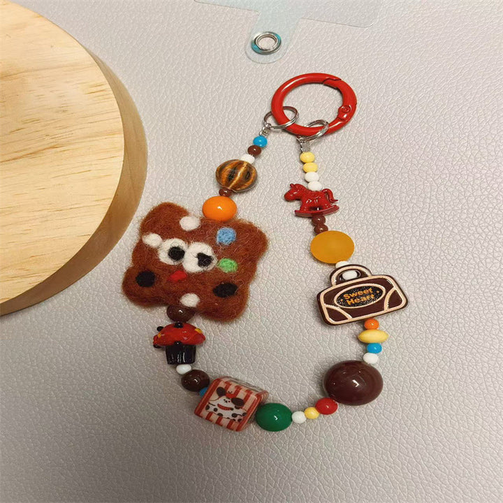 Playful Food-Themed Charm Keychain Stornfield