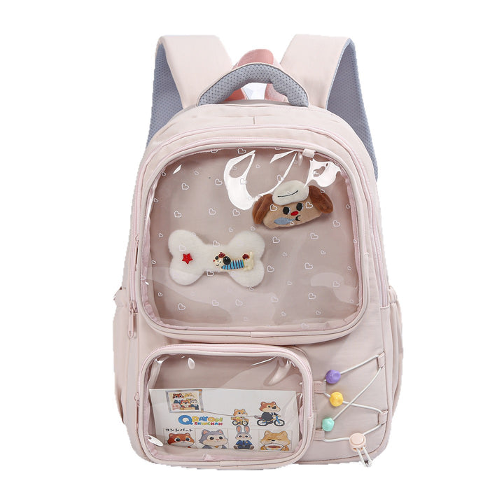 Playful Illustrated Dog-Themed Backpack Stornfield