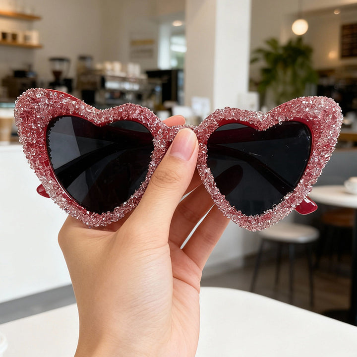 Sparkling Heart-Shaped Sunglasses Stornfield
