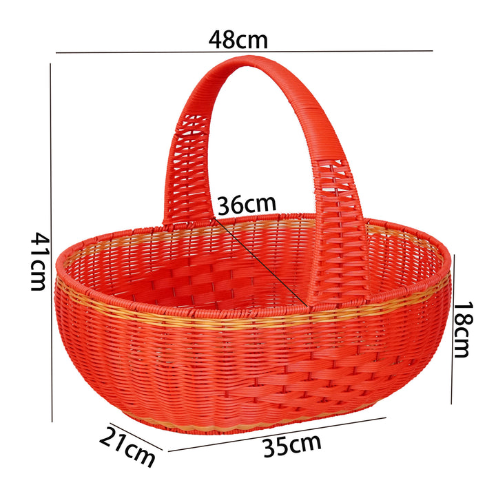Large Woven Garden Picnic Basket Stornfield