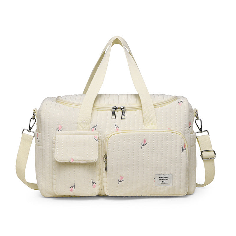 Multi-Pocket Quilted Travel Duffel Bag Stornfield