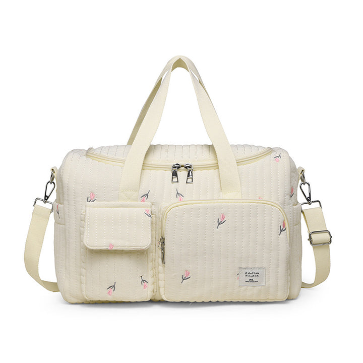 Multi-Pocket Quilted Travel Duffel Bag Stornfield