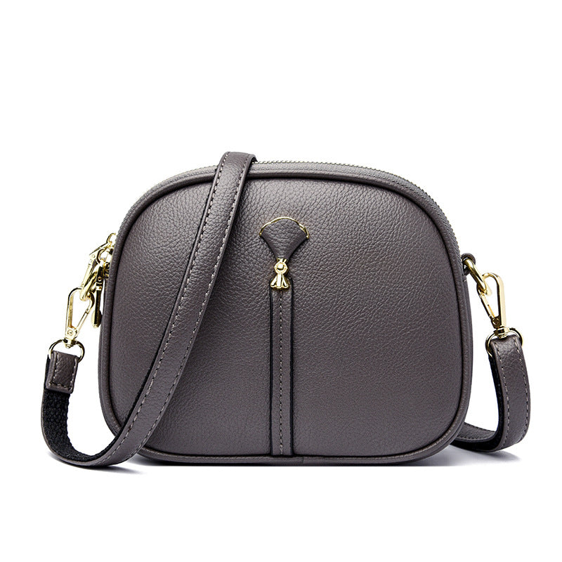 Elegant Textured Crossbody Handbag