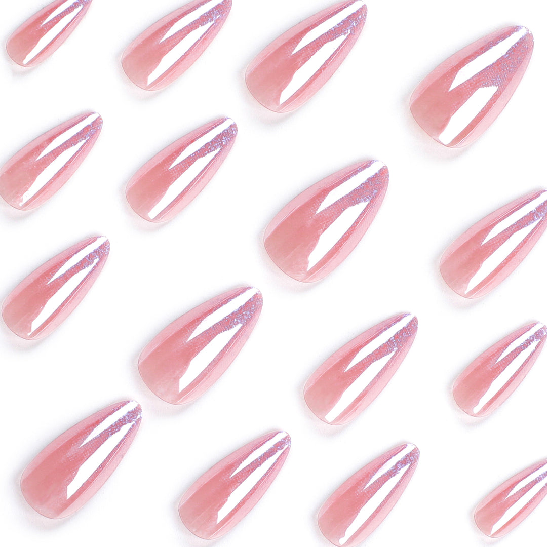 Artistic stiletto nails with glitter gradient and elegant design Stornfield