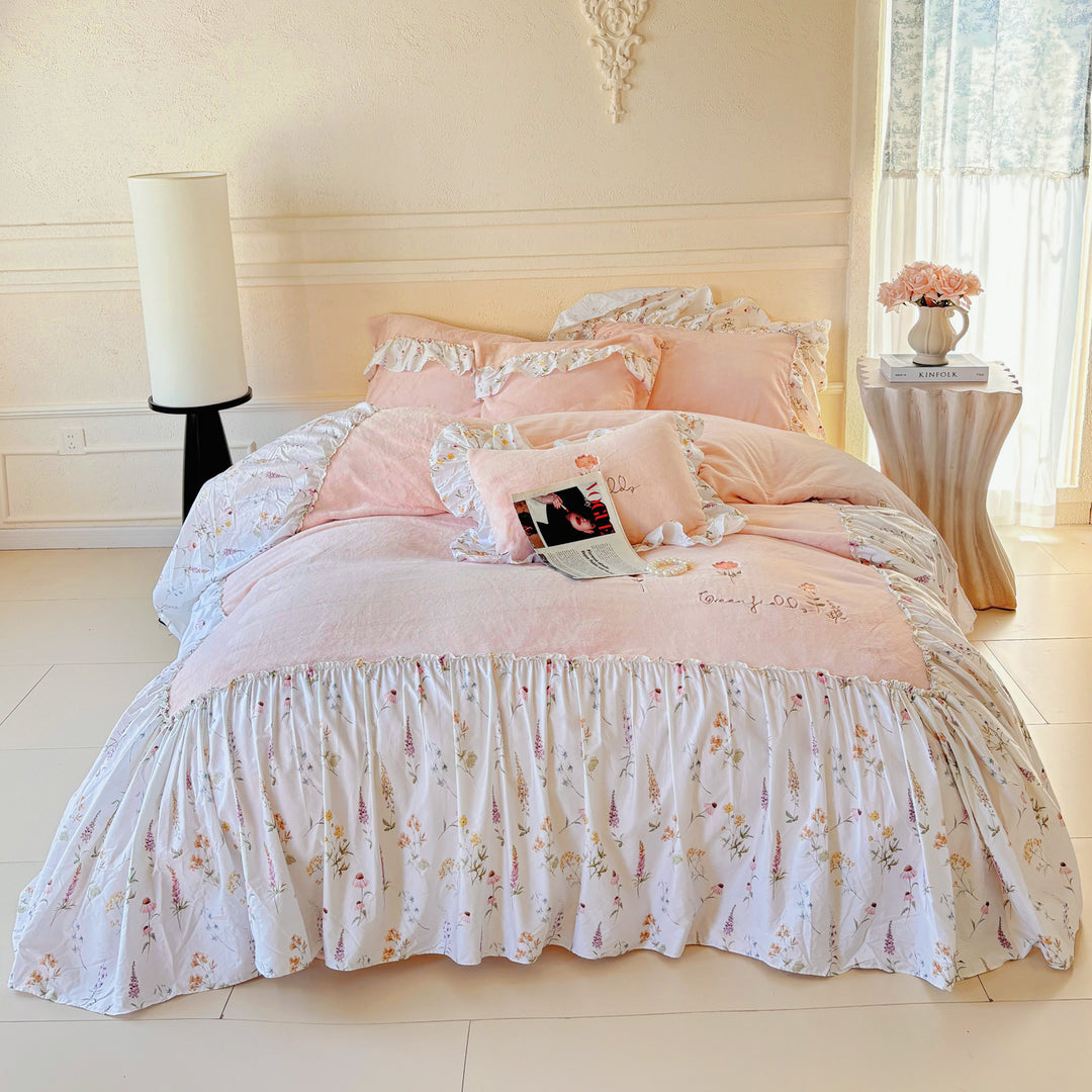 Cotton-linen bedding set